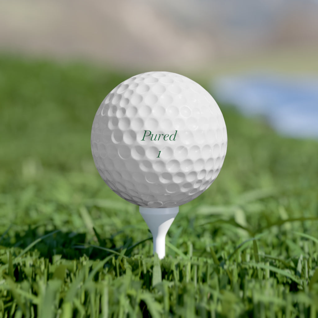 Pured Golf Balls, 6pcs
