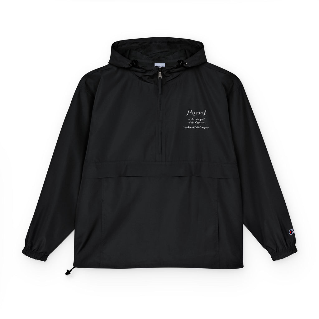 Pured x Champion Windbreaker Jacket - Black