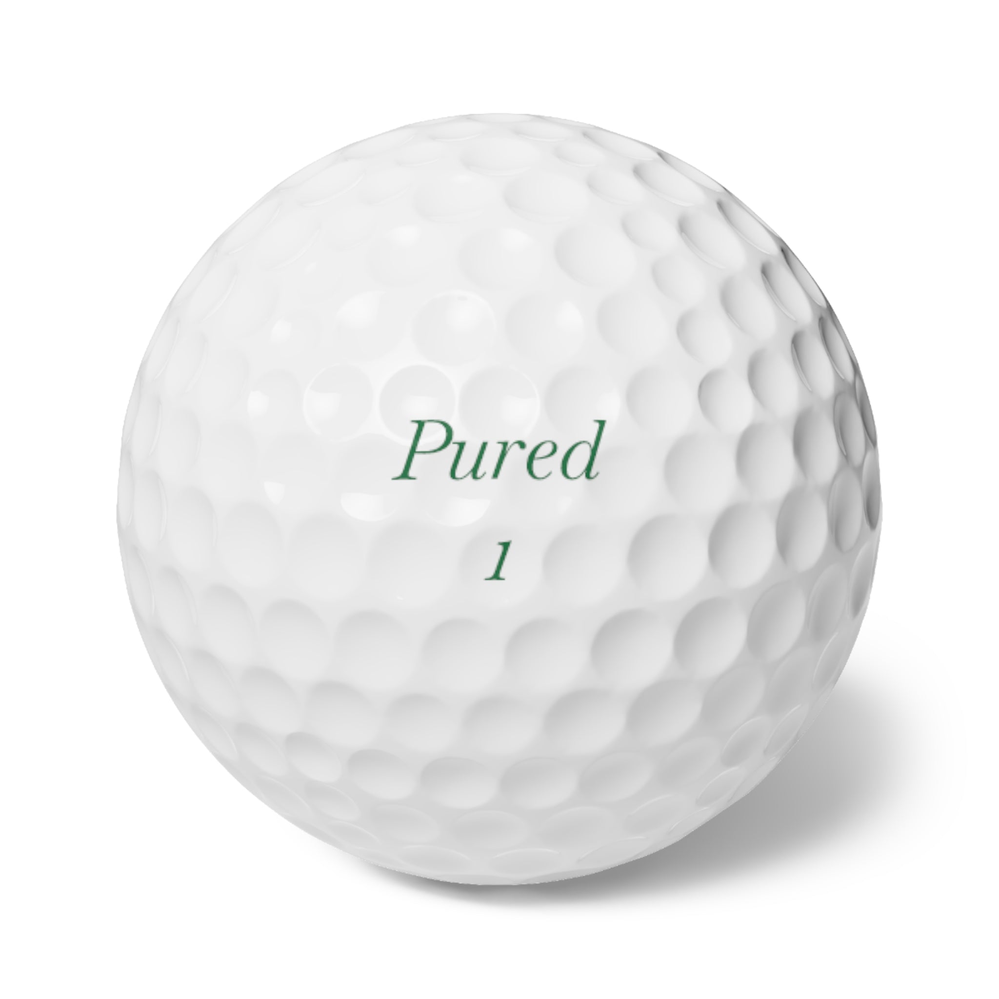 Pured Golf Balls, 6pcs